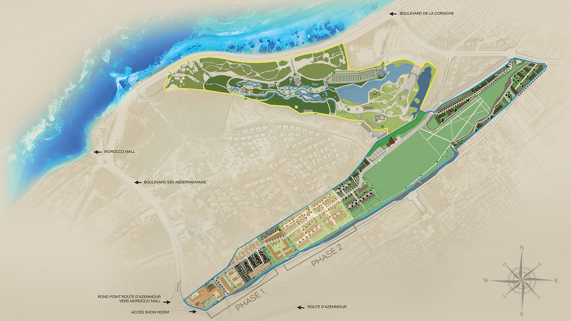 Plan de masse Sindibad Beach Resort